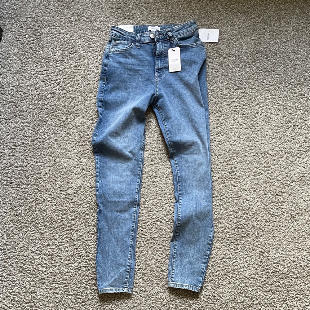 Forever 21 Light Blue Skinny Jeans